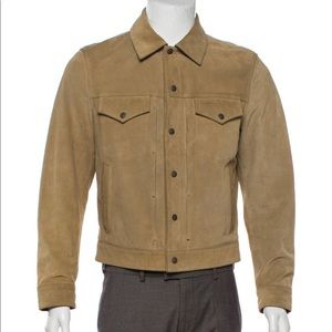 Rag & Bone Suede Trucker Jacket